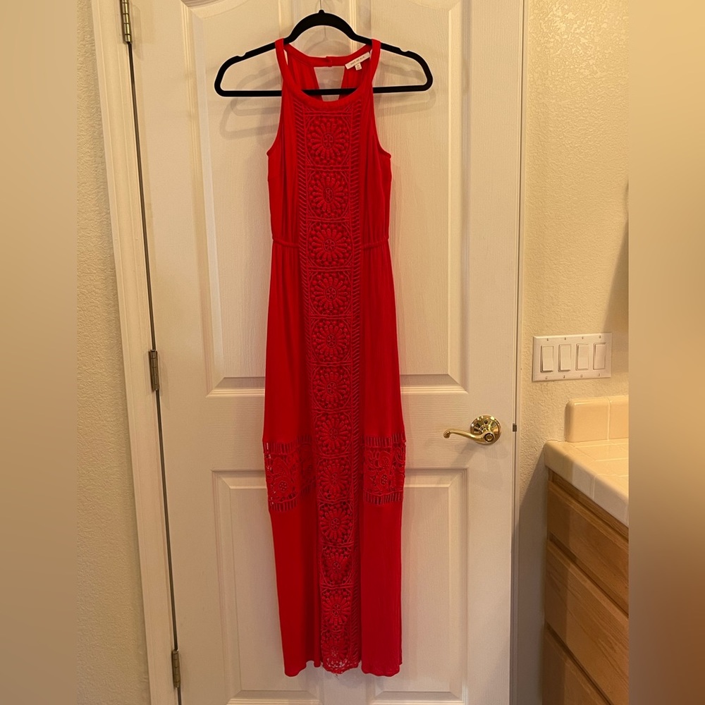 Skies are Blue Crochet Maxi Dress
